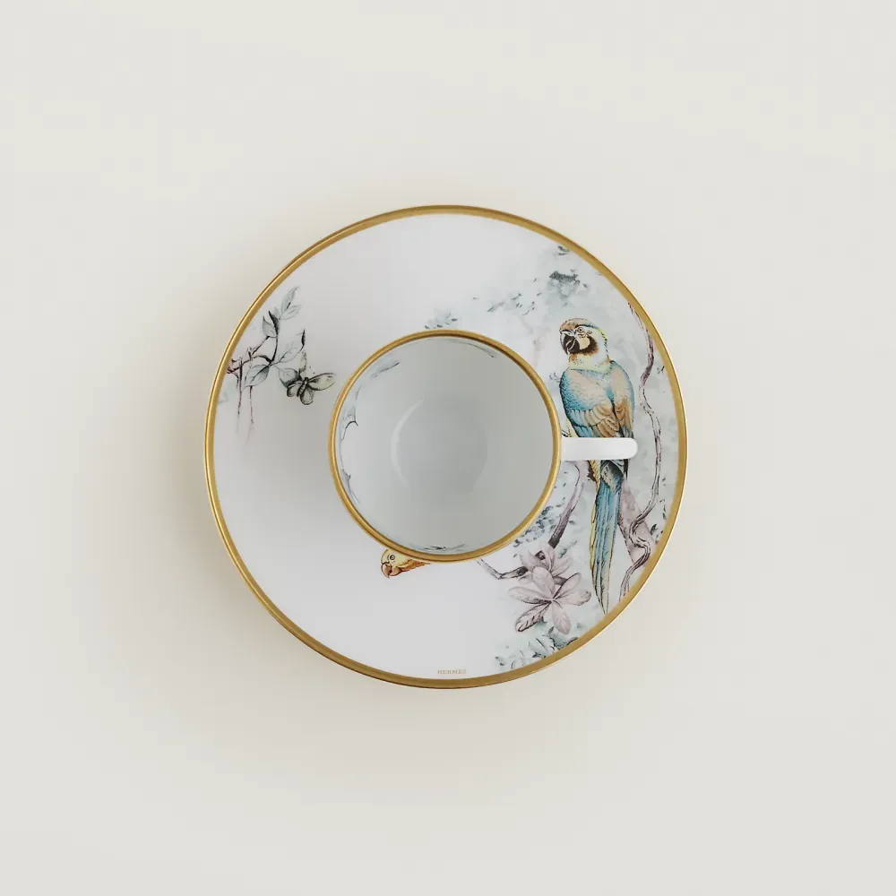 Coffee cup and saucer Carnets d’Equateur фото 3