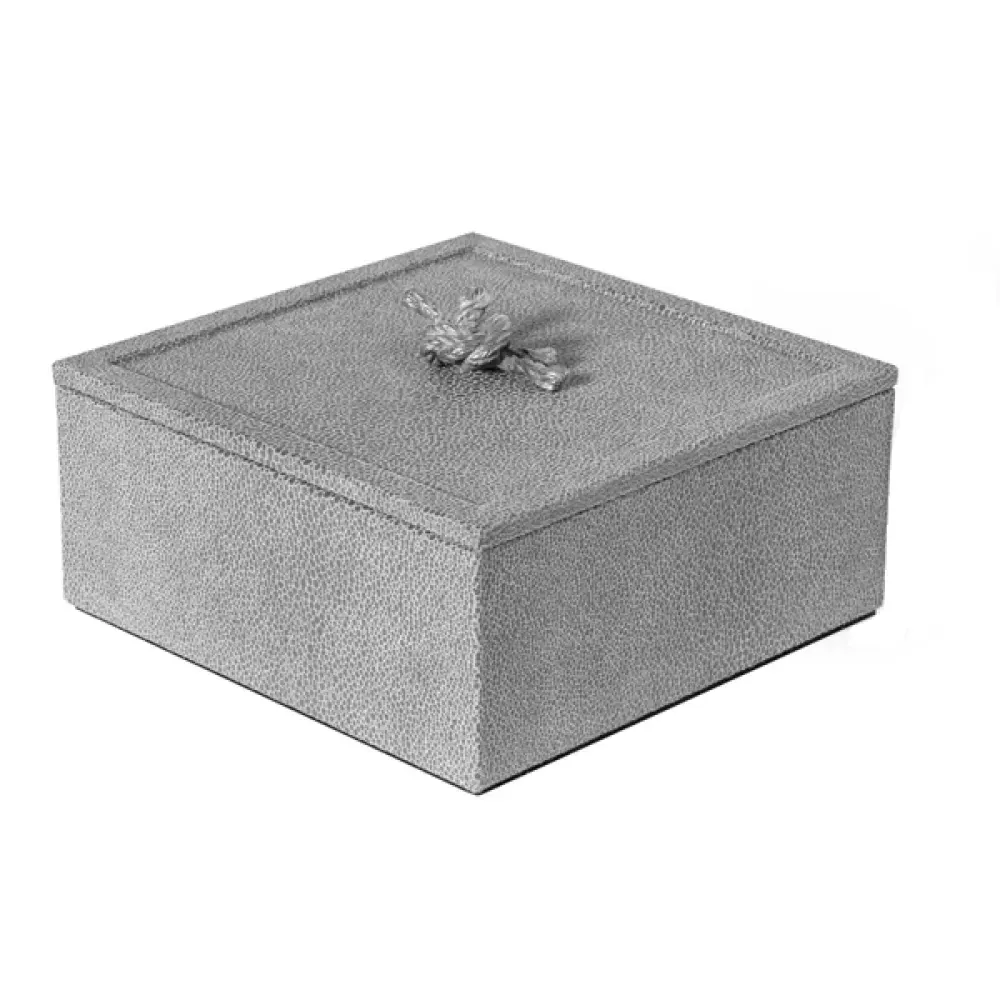 Квадратная шкатулка Thalia Light Grey фото 1