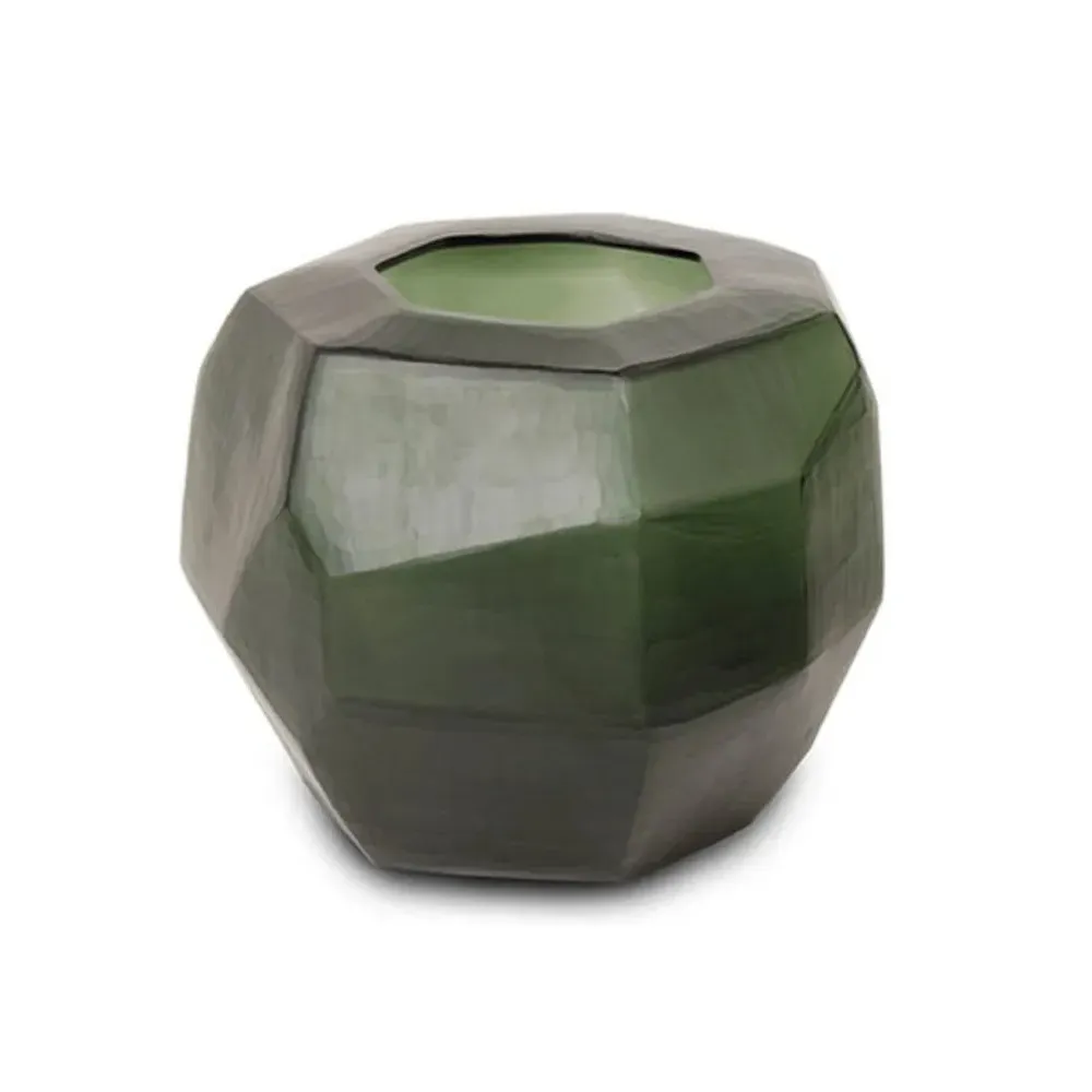 Ваза Cubistic Round Black Steel Grey фото 1