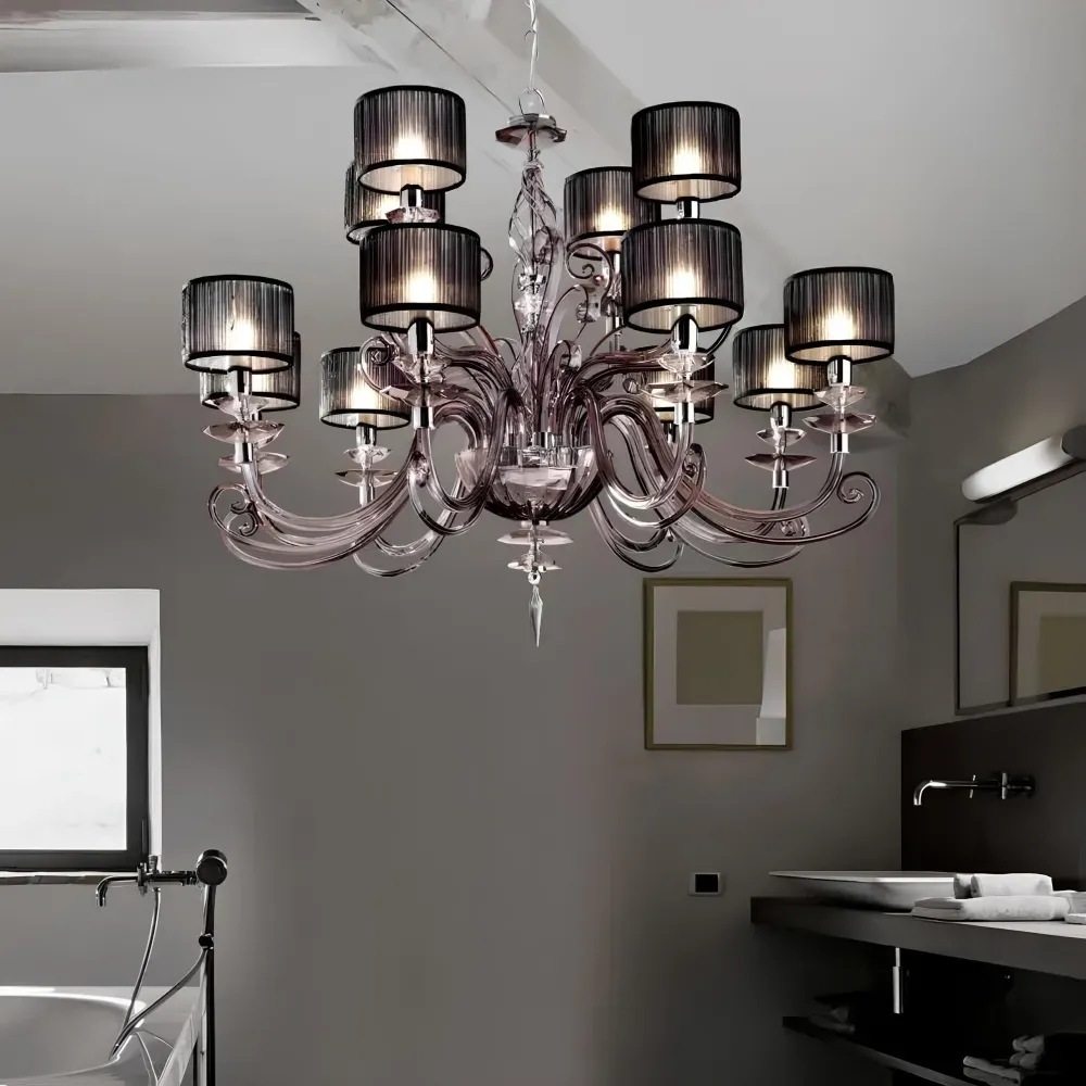 Сhandelier Euroluce Alicante Fuma фото 1