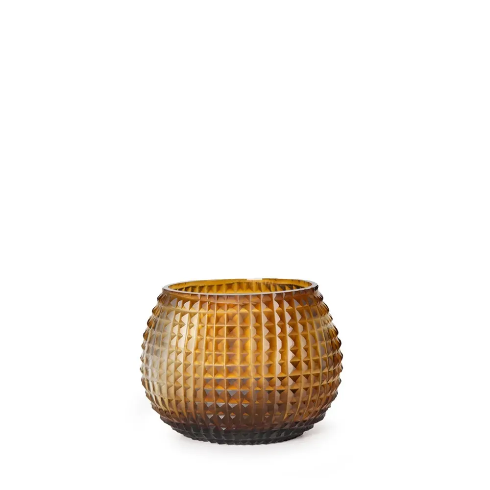 Ваза Somba Tealight Clear/Dark Brown фото 1