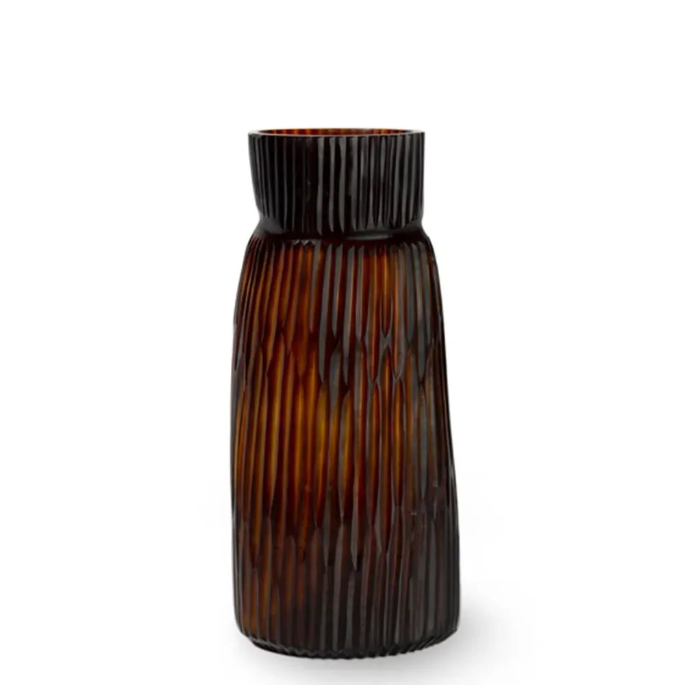Vase Mathura Tall Butter/Brown фото 1