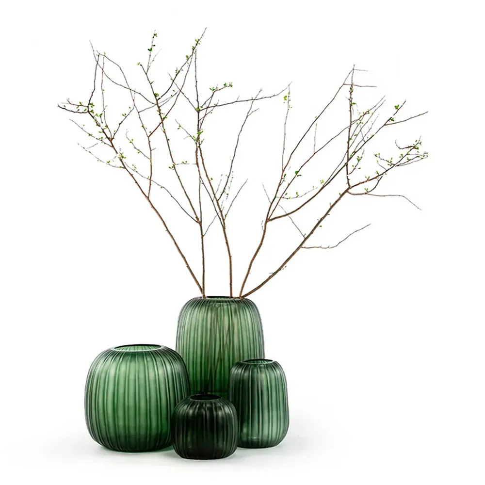 Vase Erongo M light steelgrey/black steelgrey фото 2