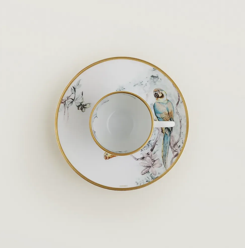 Coffee cup and saucer Carnets d’Equateur фото 3
