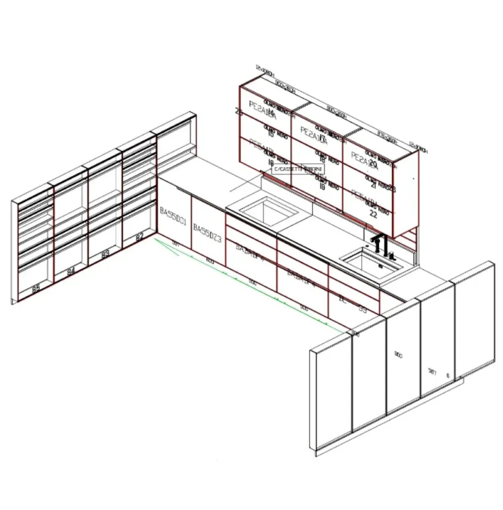Кухня Phoenix Poliform Varenna фото 4