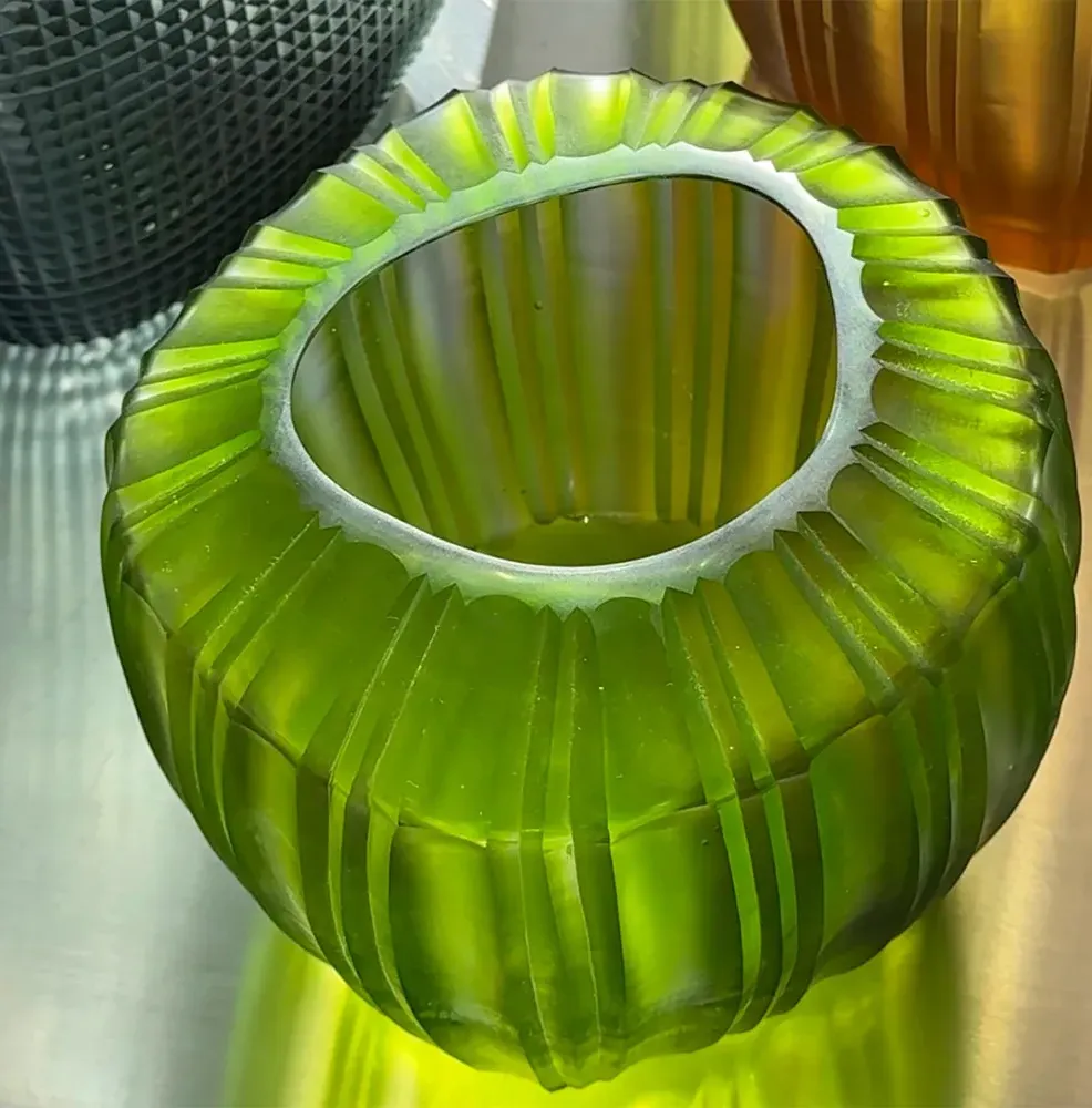 Ваза Malibu S Clear/Light Green фото 3