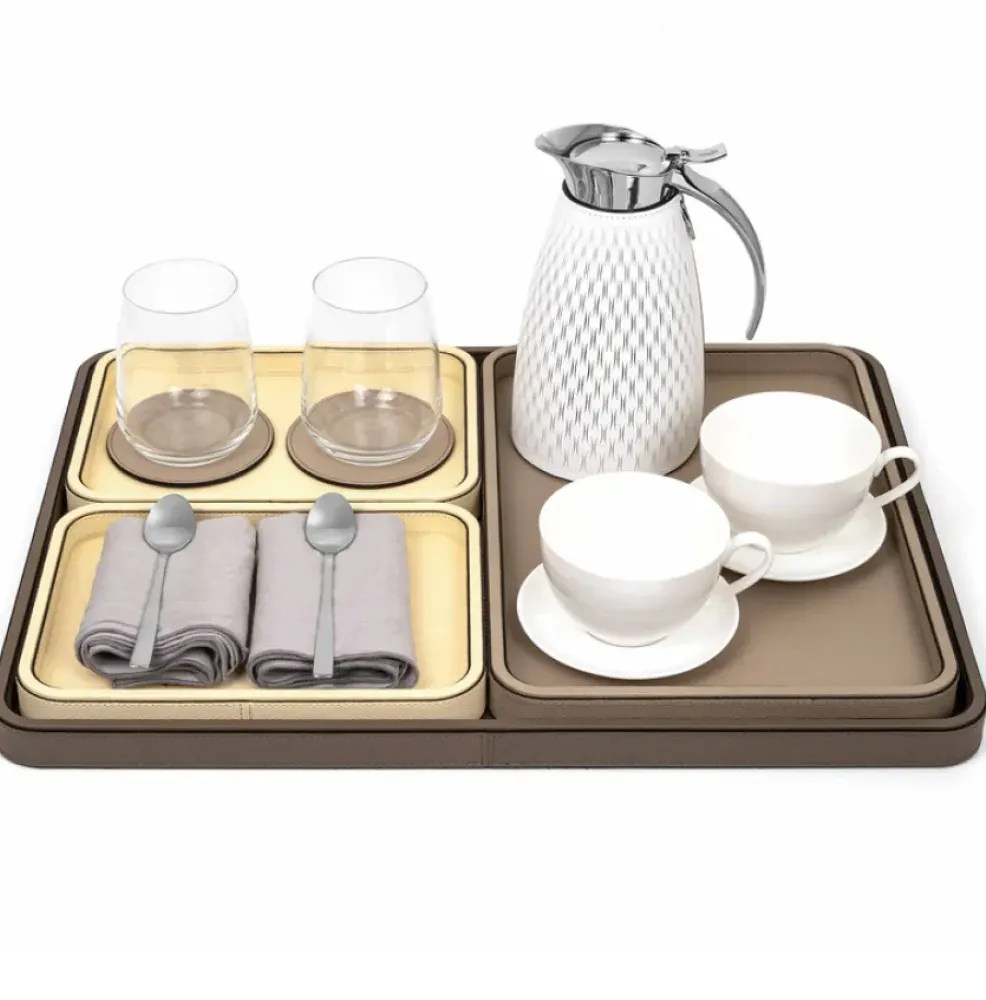 Rectangular tray Jane Taupe 23,8×17,3 фото 3