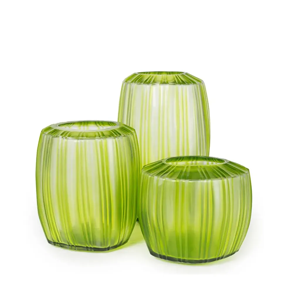 Vase Malibu L Clear/Light Green фото 2