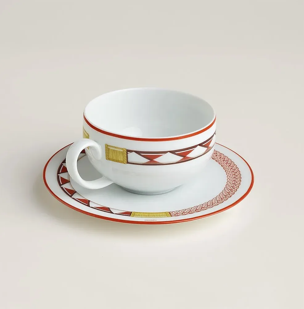 Tea cup and saucer Tressages Equestres фото 2