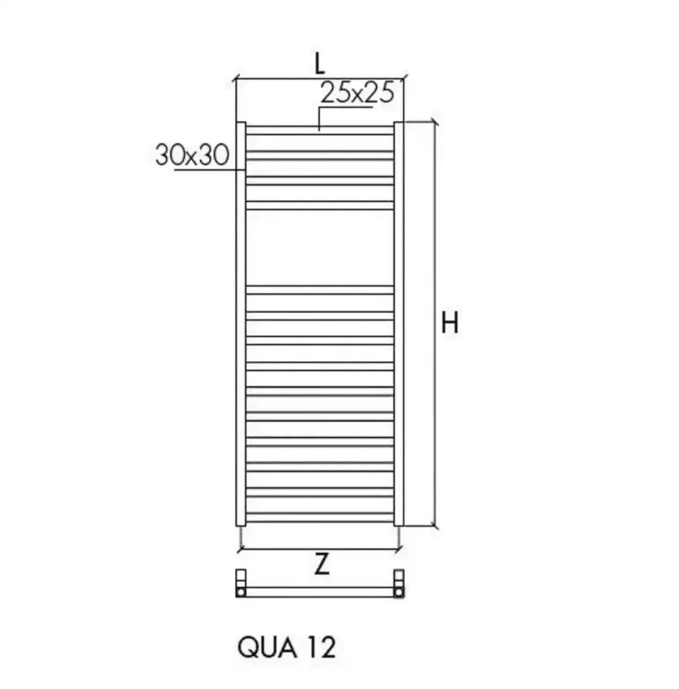 Полотенцесушитель Scirocco Quadro фото 2