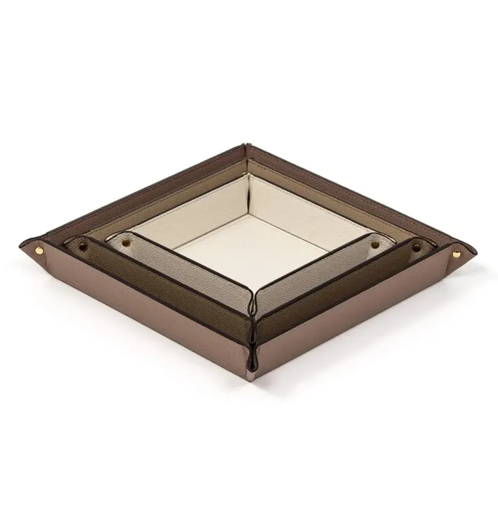 Квадратна таця Rigid Trinket Camel 25×25×4 фото 2