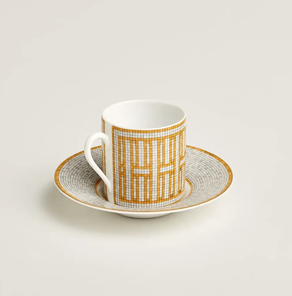 Чашка кавова та блюдце Mosaïque au 24 Gold фото 2